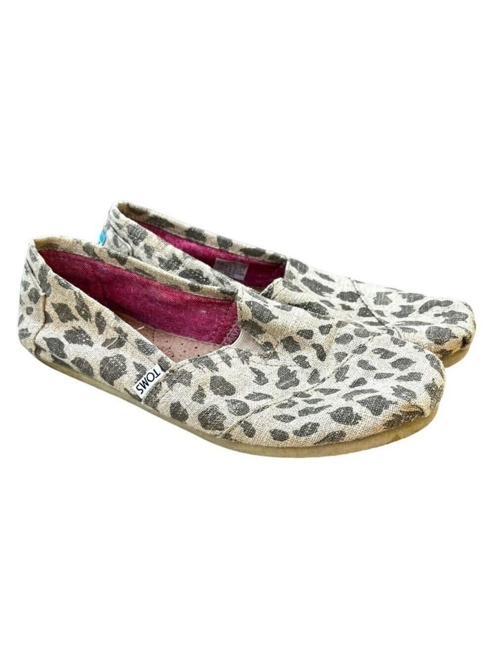 Toms Classic Canvas Flat Shoe Size 8.5 W